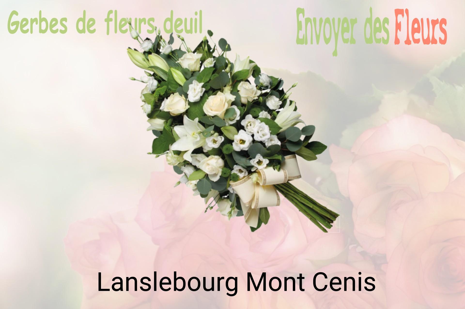 Gerbe de fleurs de deuil livrée à Lanslebourg-Mont-Cenis